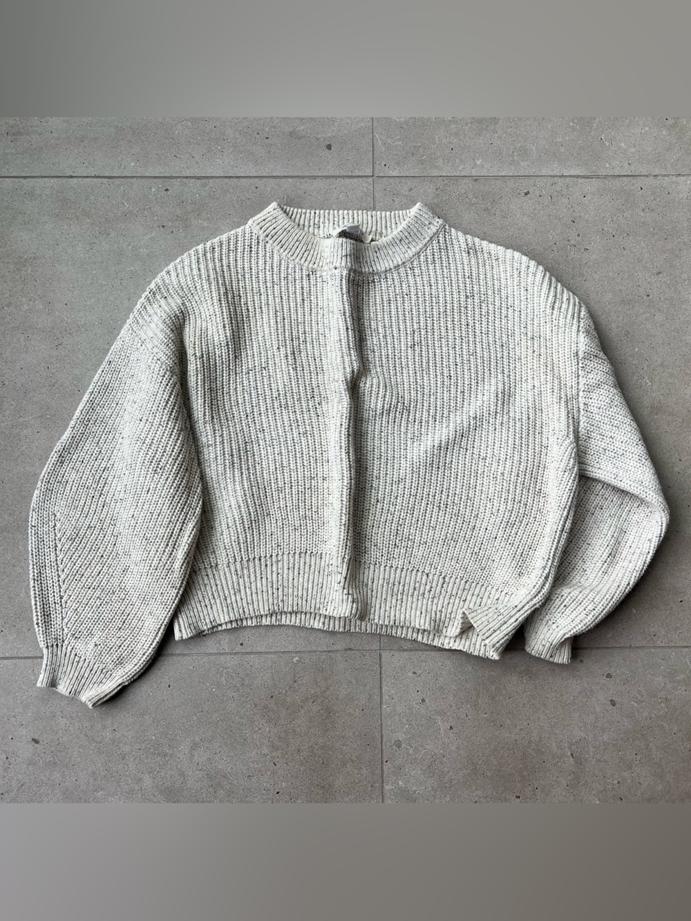 Speckled Cream Sweater